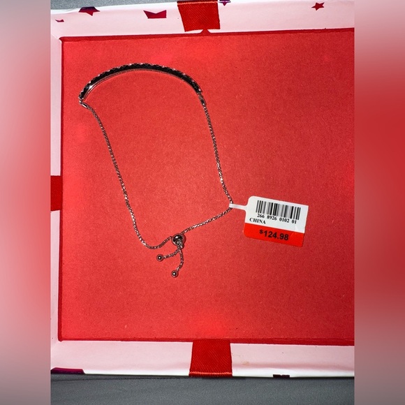 Emerald Gemstone Sterling Silver Bolo Bracelet - Picture 5 of 12